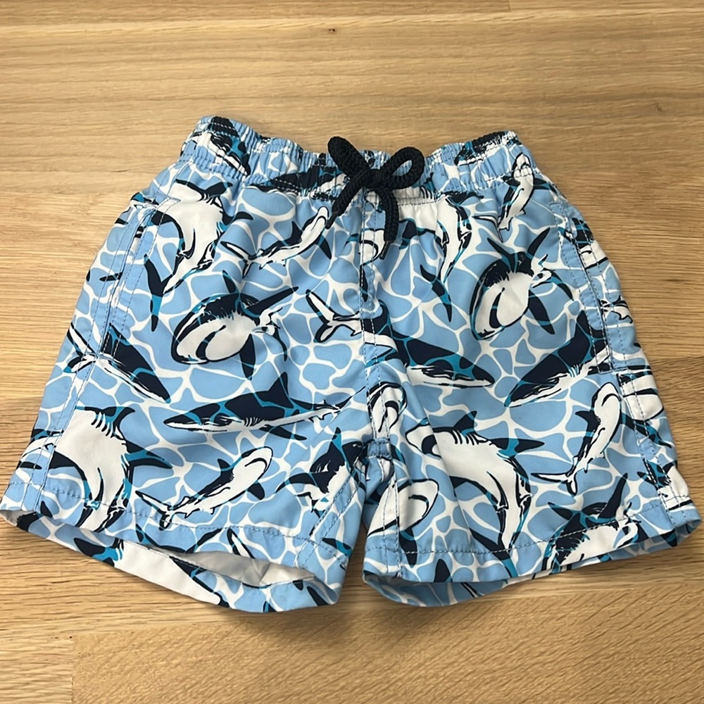 Boys Vilebrequin Shark Swim Short Size 4